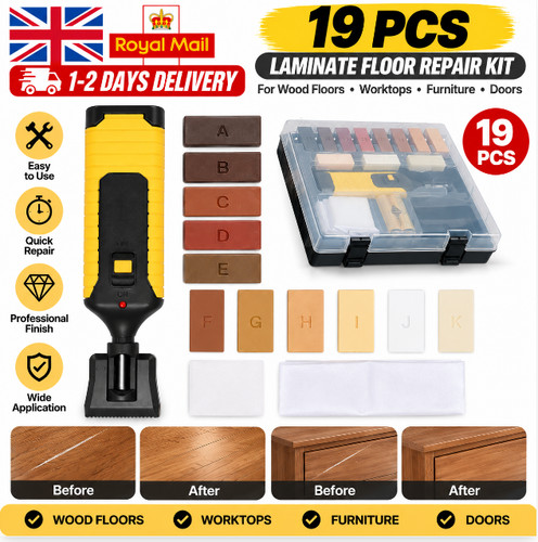 19pcs laminate floor repair - 19pcs,