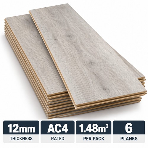 Light grey oak laminate - light,