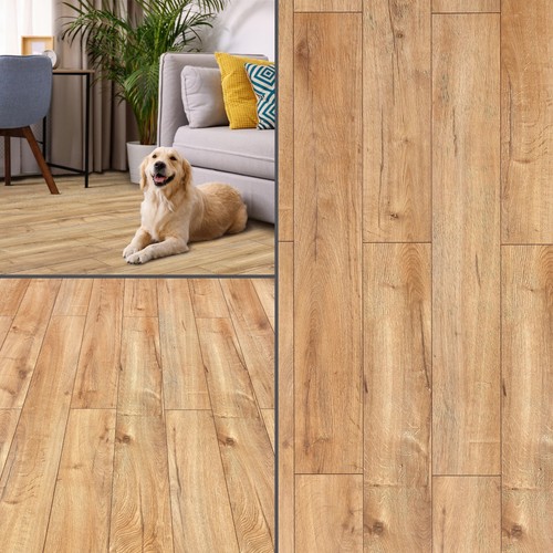 Natural oak laminate flooring - natural,