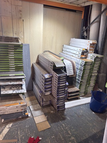 Half price lvt flooring and - half,