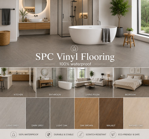 Spc vinyl flooring 100 - vinyl, 100%