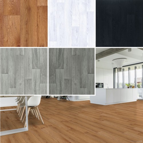 Wood effect cushion floor - wood,