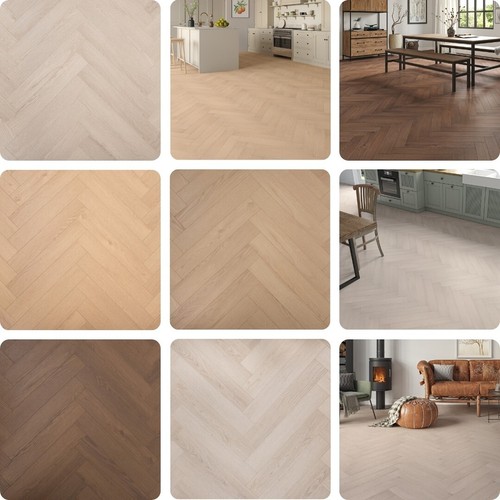 Herringbone luxury laminate - luxury,