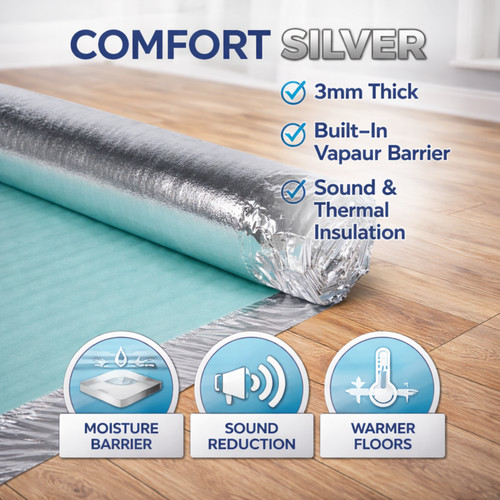 3mm comfort silver - silver, acoustic