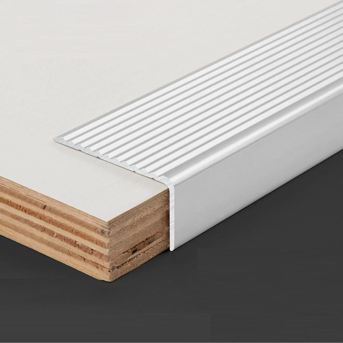 Aluminium stair nosing trim - 5x,