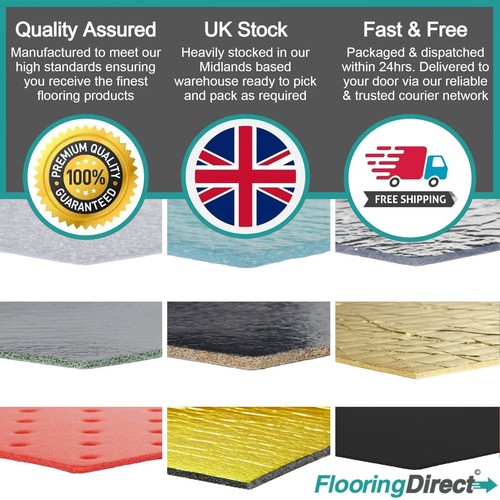 Acoustic underlay for laminate - for,